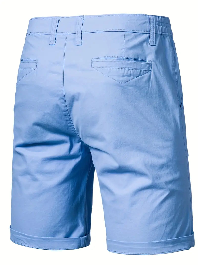 Elegantes pantalones cortos de algodón