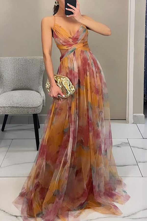 Elegante vestido largo