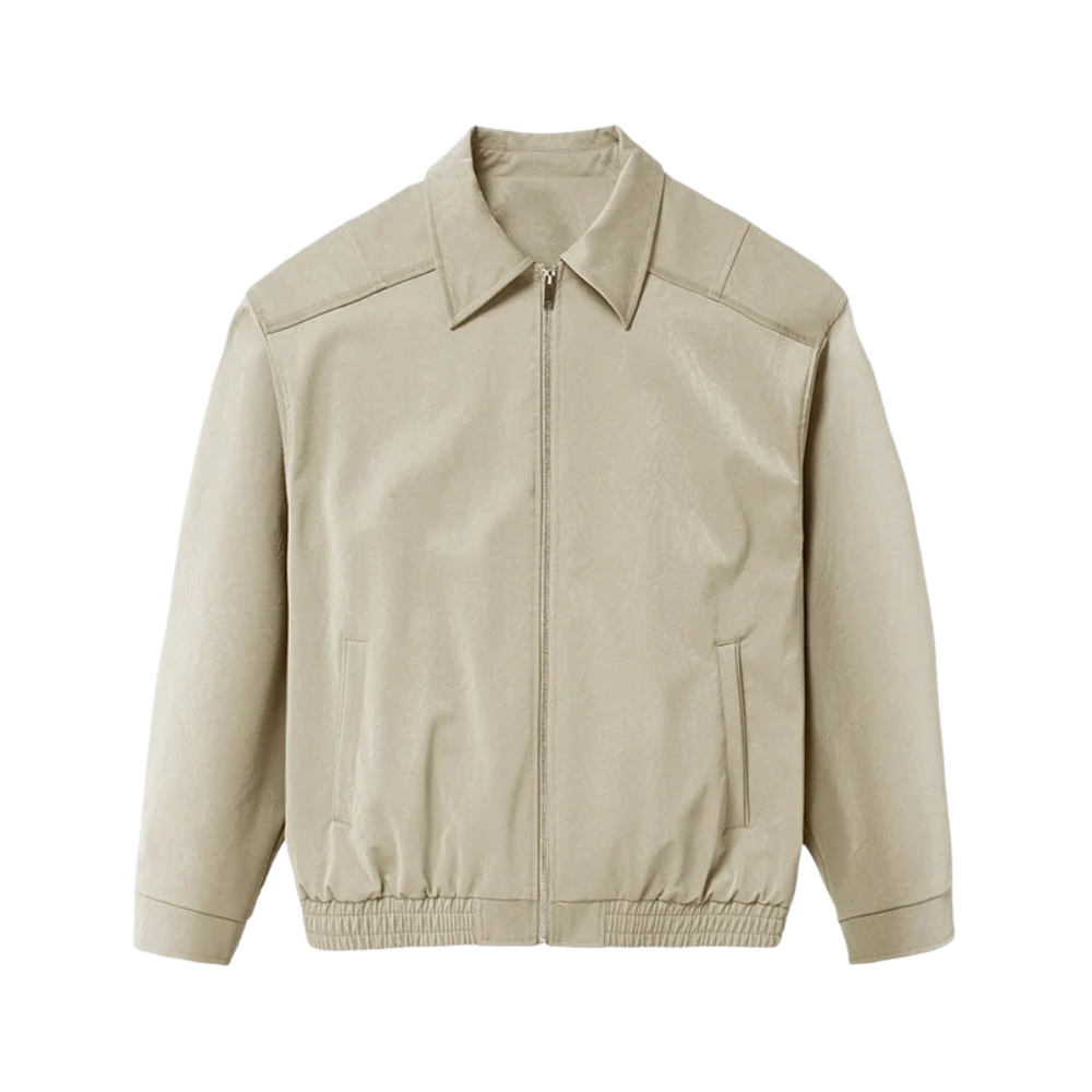 Elegante chaqueta con cremallera