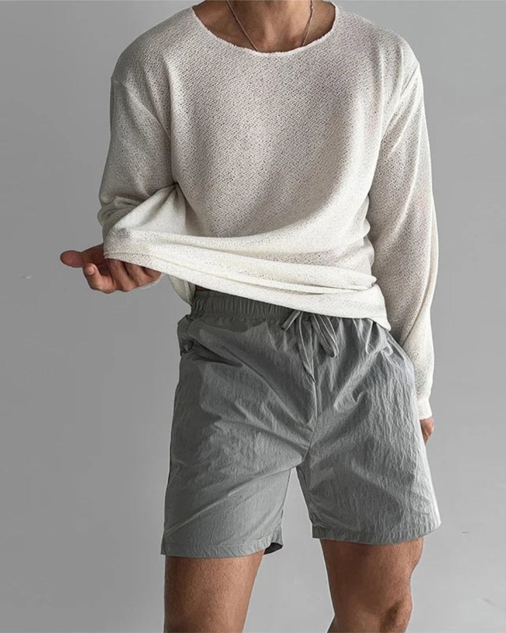 Camiseta de punto informal