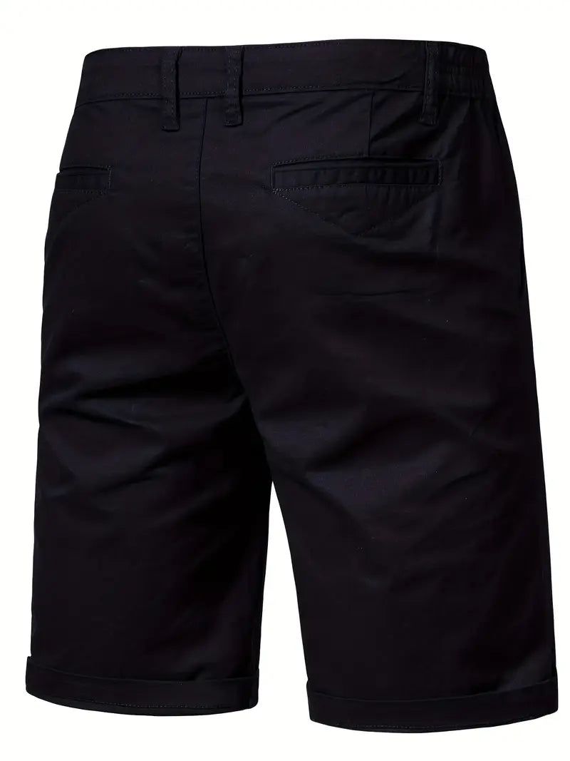 Elegantes pantalones cortos de algodón