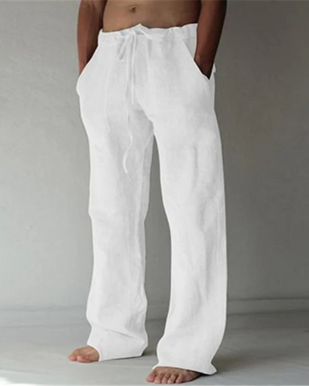 Pantalón de lino transpirable