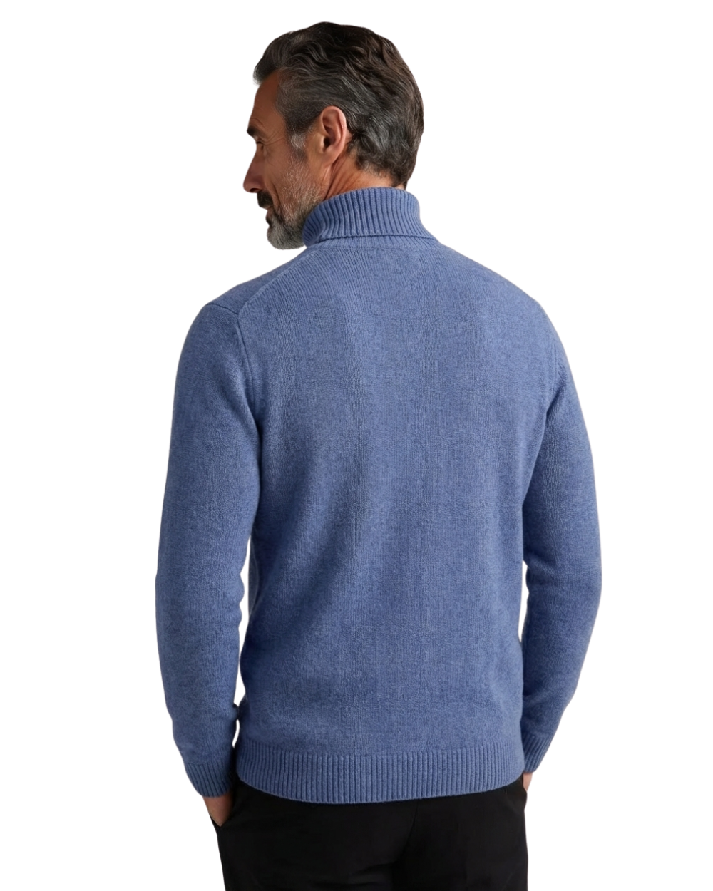 Jersey de cuello alto de lana Portofino