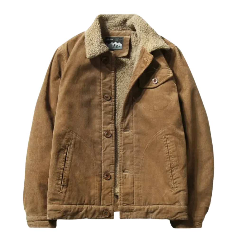 Chaqueta de invierno de terciopelo