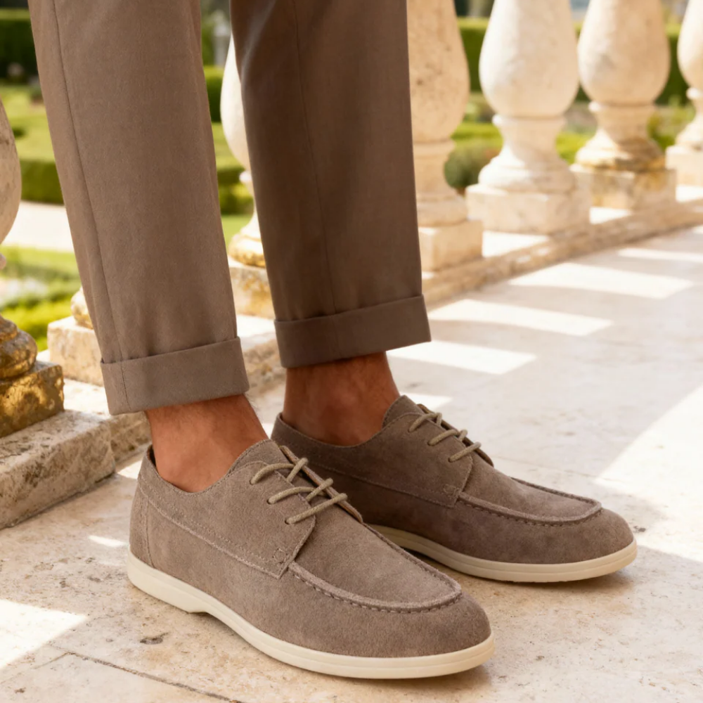 Elegantes zapatos de ante