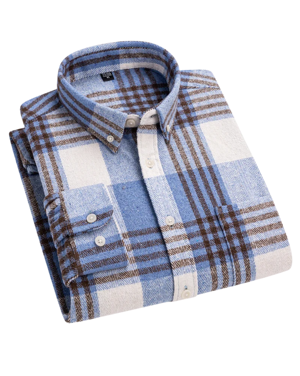 Camisa de cuadros de algodón