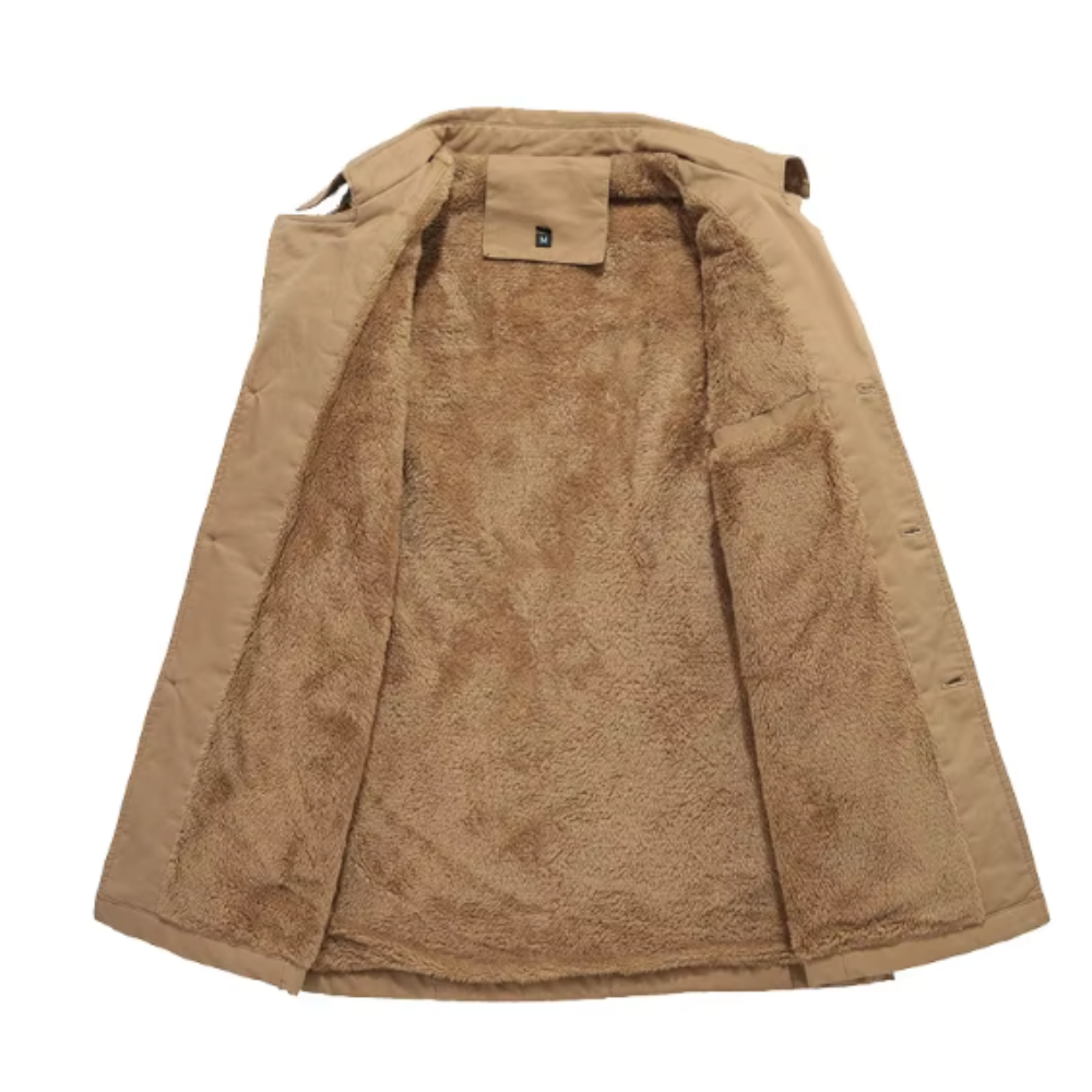 Elegante chaqueta cortavientos