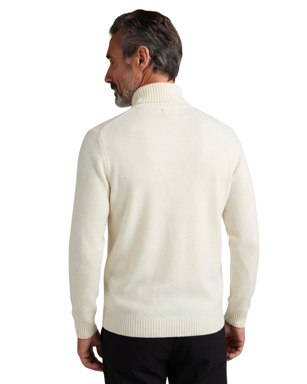 Jersey de cuello alto de lana Saint-Tropez