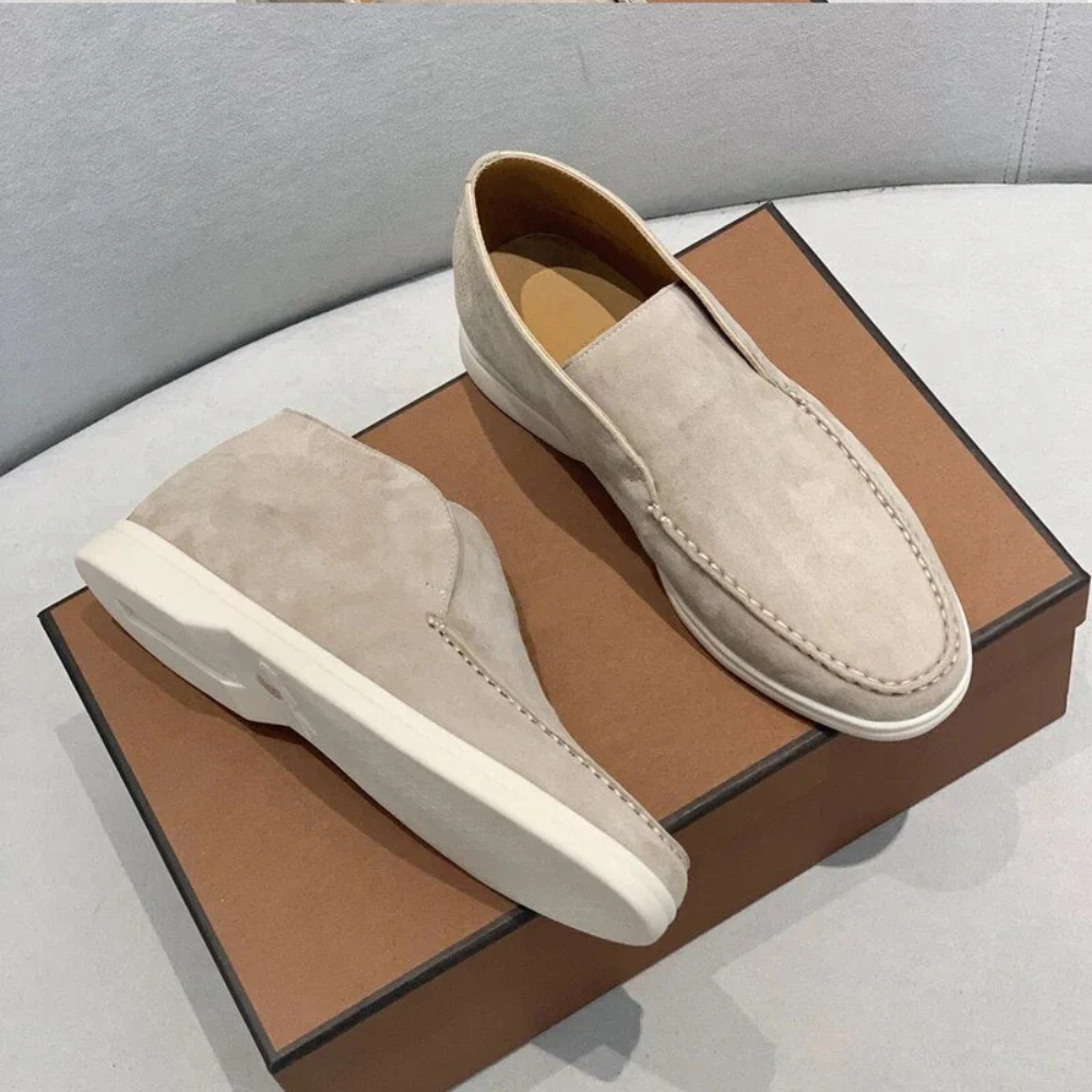 Mocasines casuales de ante