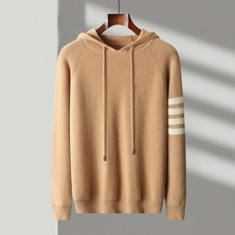 Sudadera con capucha de lana merina Arezzo