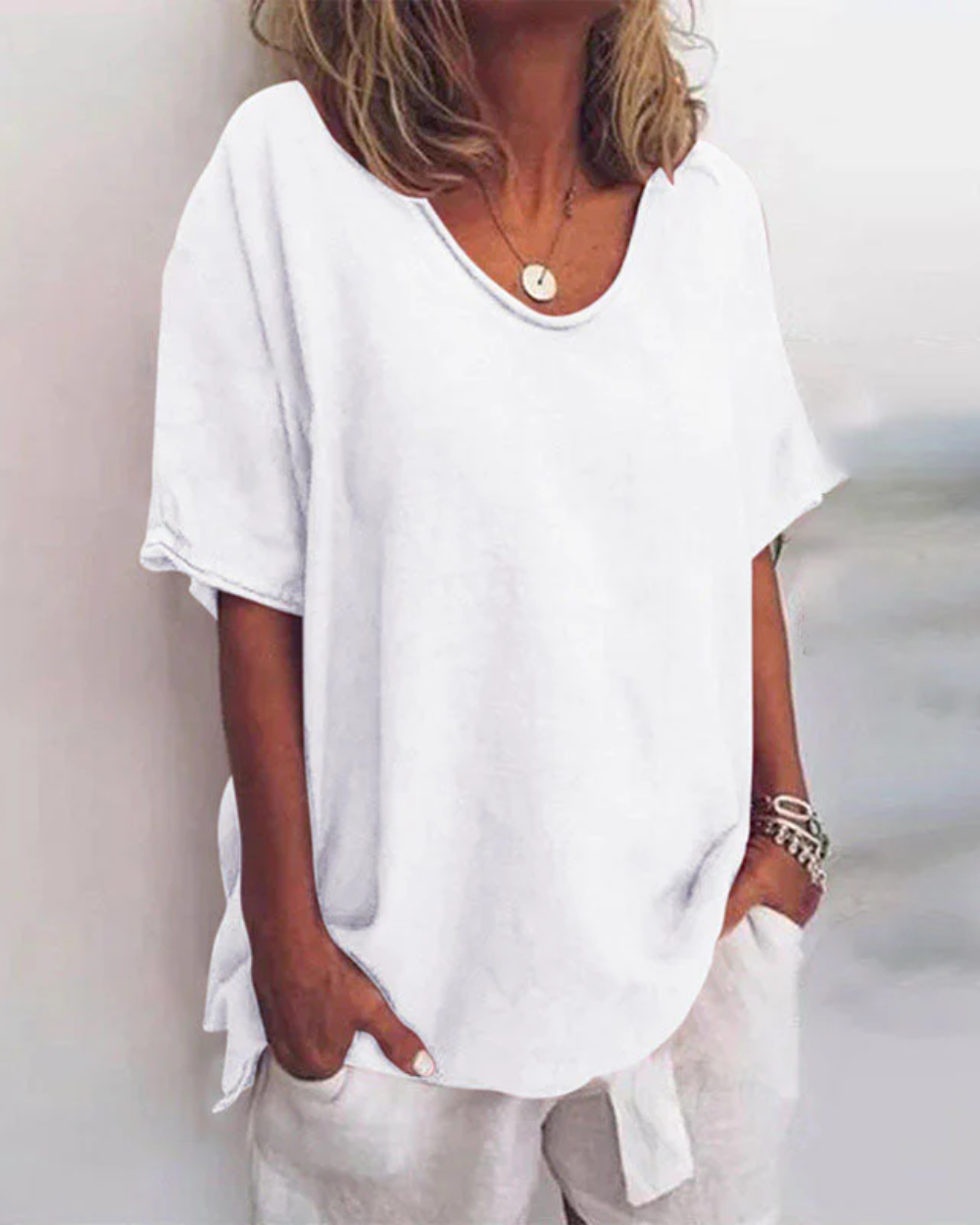 Cómoda camiseta holgada