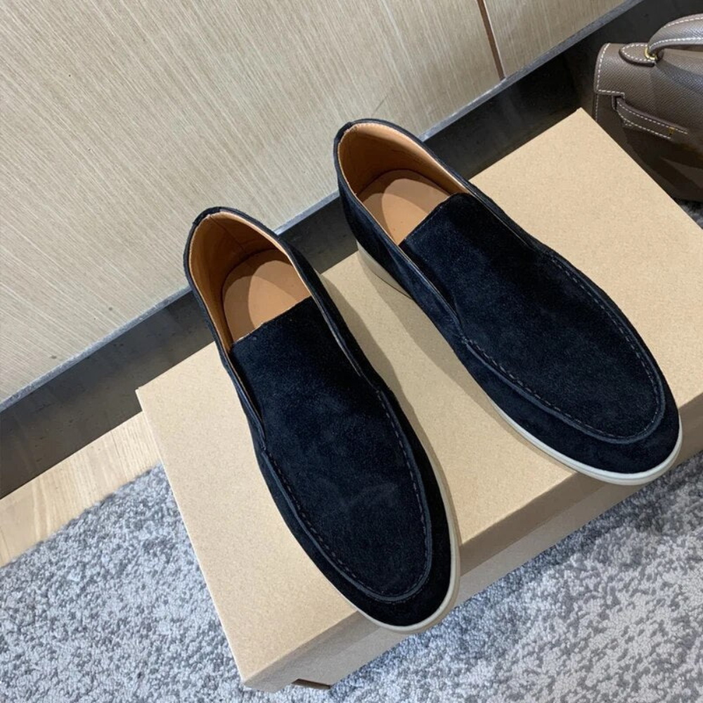 Mocasines casuales de ante