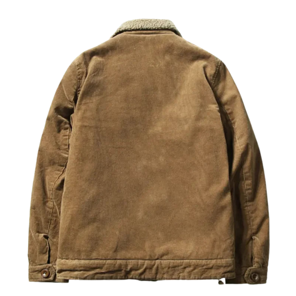 Chaqueta de invierno de terciopelo
