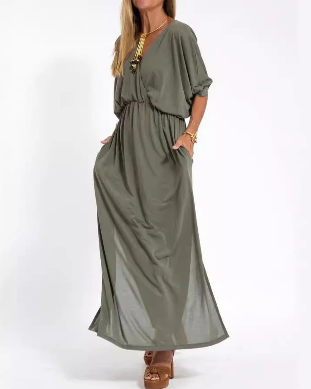 Elegante vestido de primavera