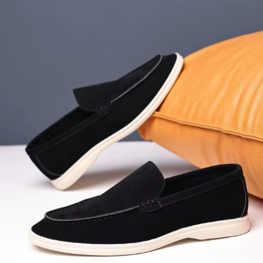 Mocasines clásicos de ante