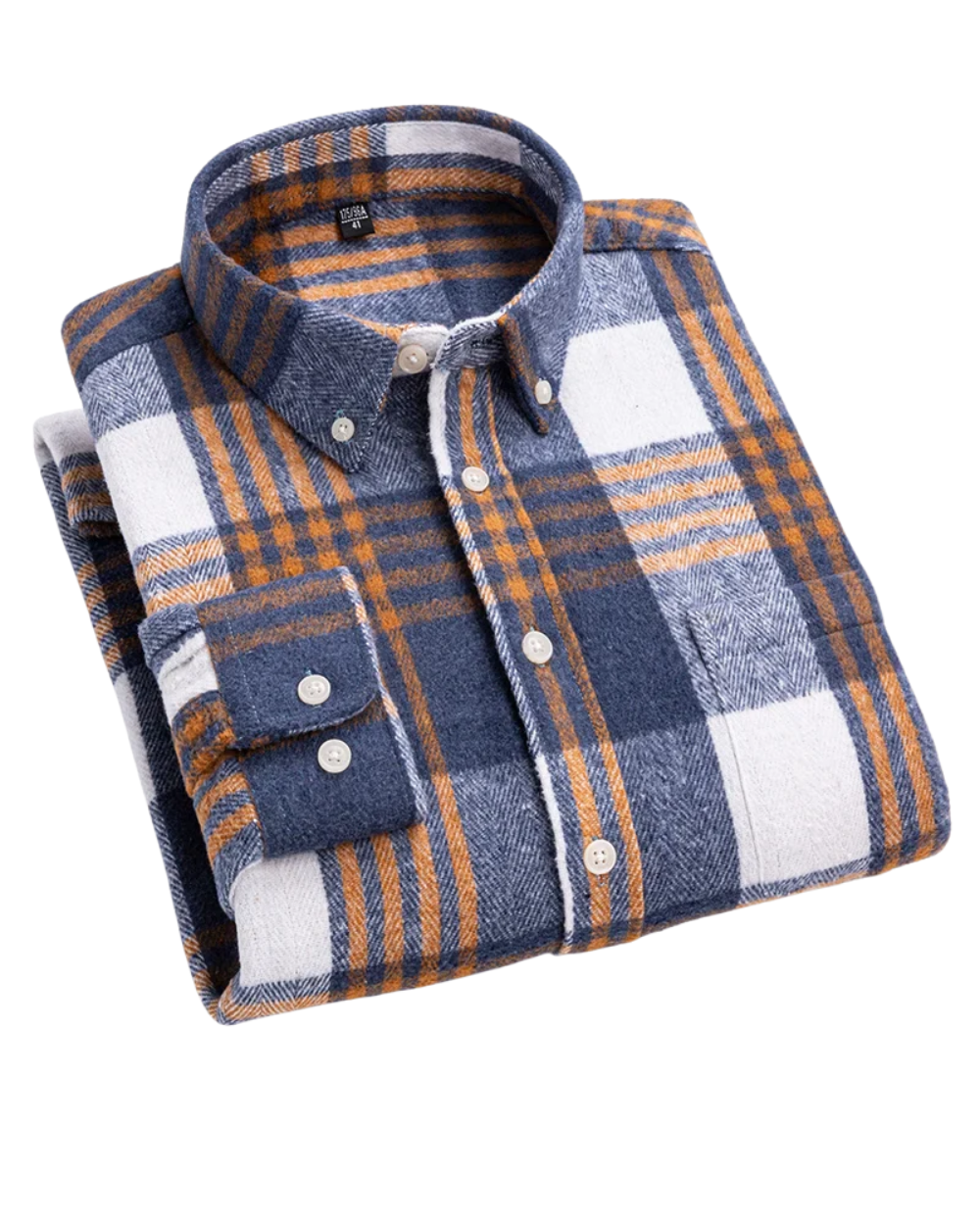 Camisa de cuadros de algodón