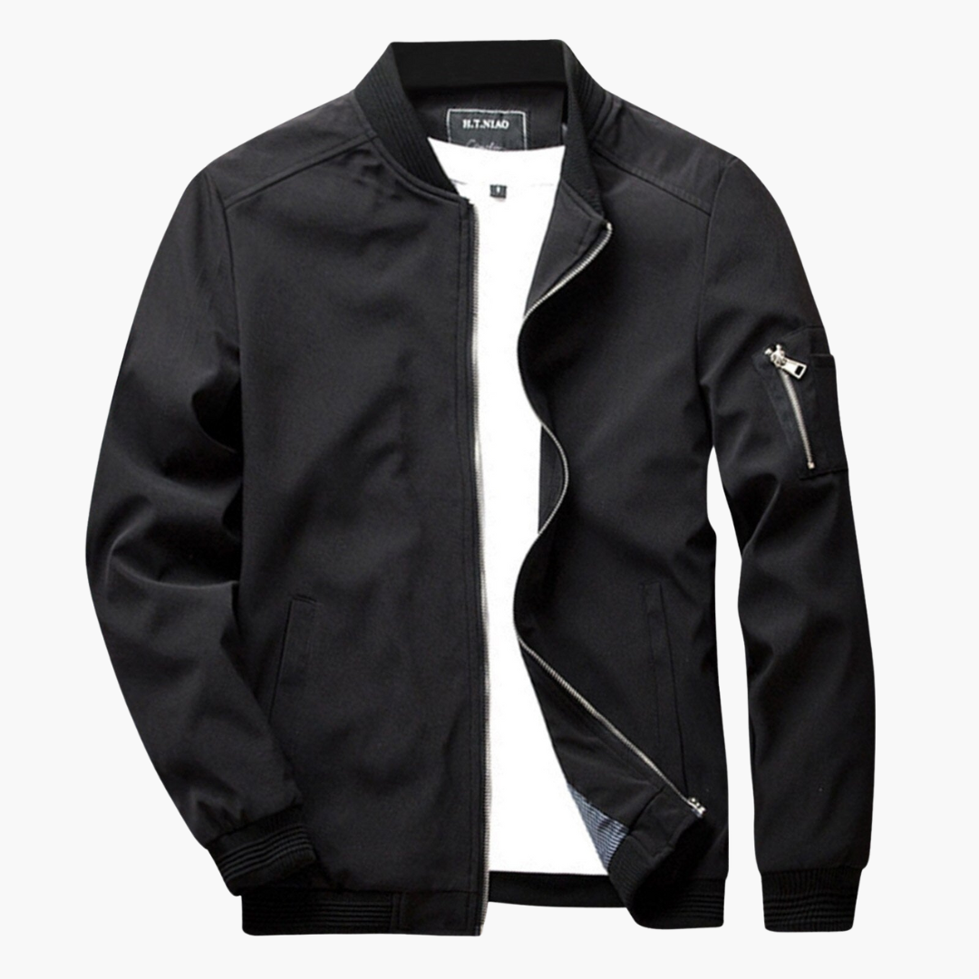 Elegante cazadora bomber