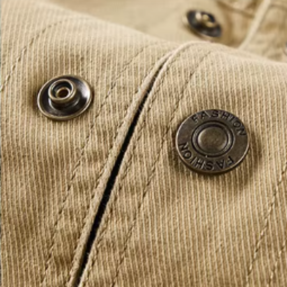 Cálida chaqueta de algodón