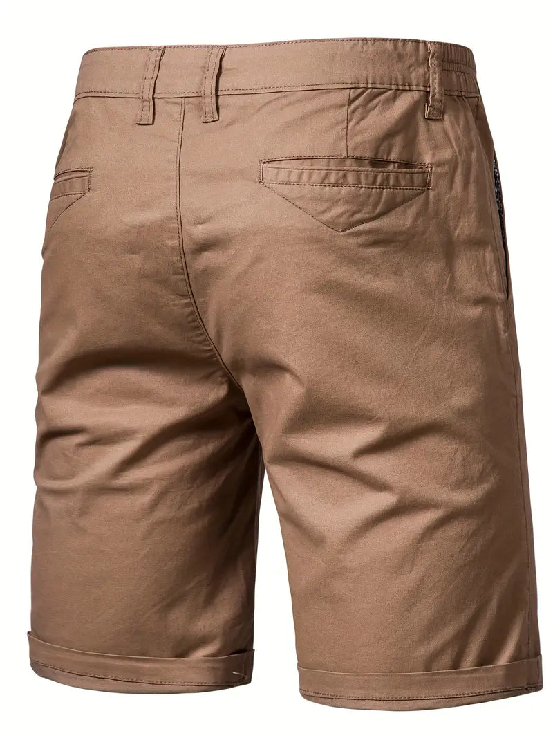 Elegantes pantalones cortos de algodón