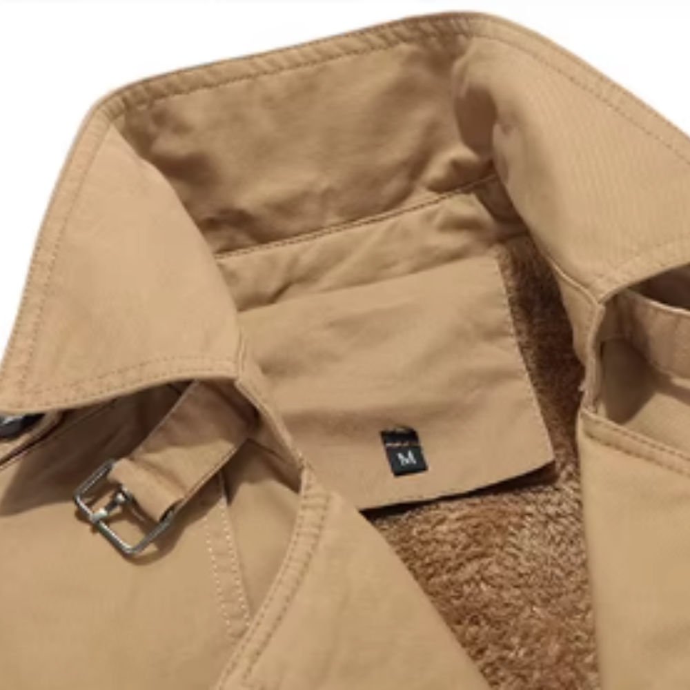 Elegante chaqueta cortavientos