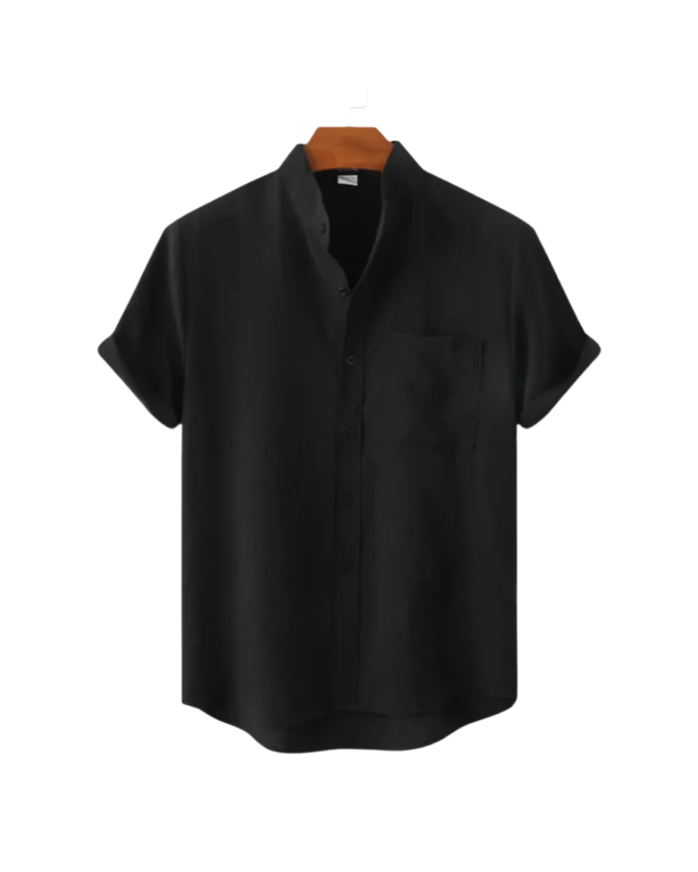 Camisa de lino de manga corta Venetië