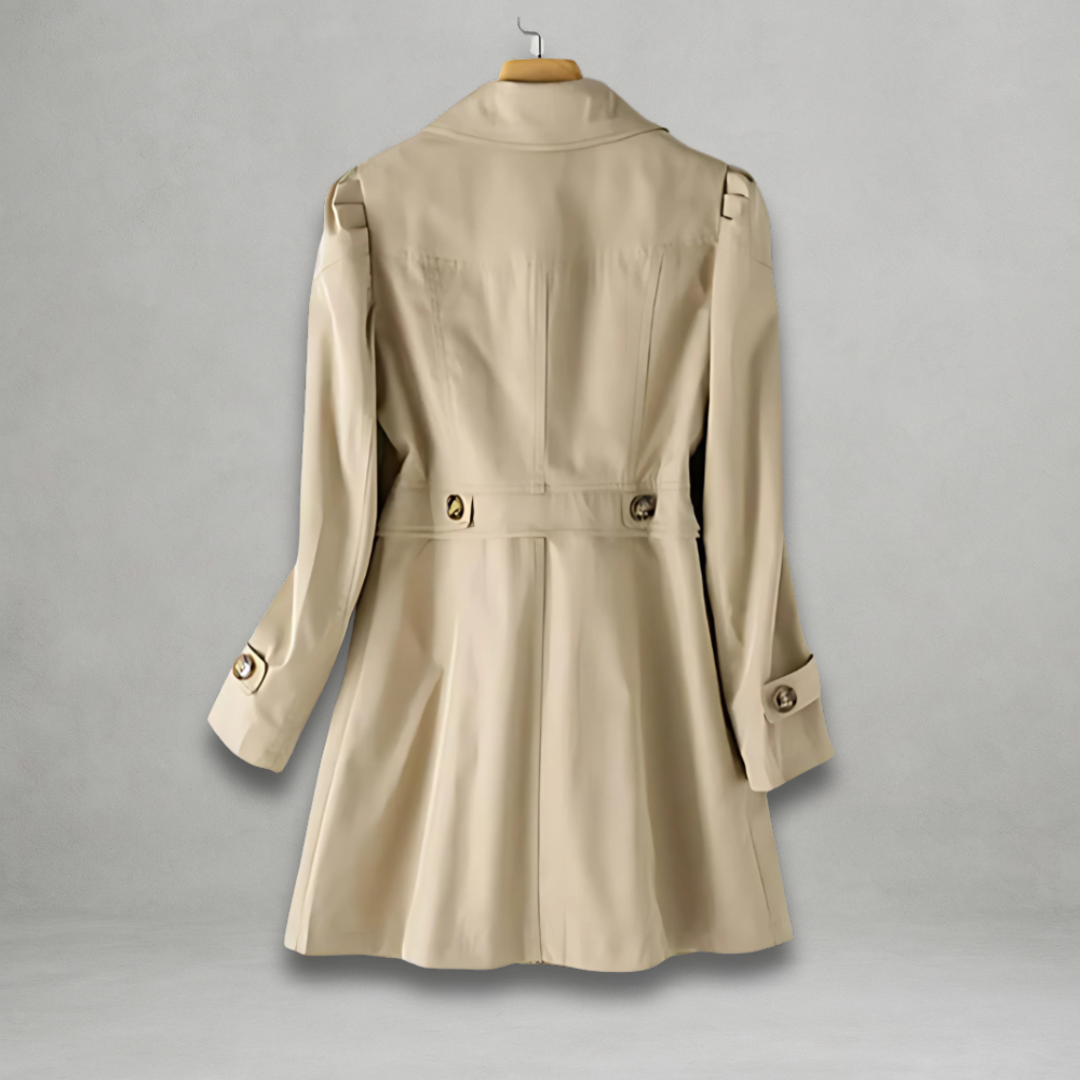 Elegante gabardina para mujer