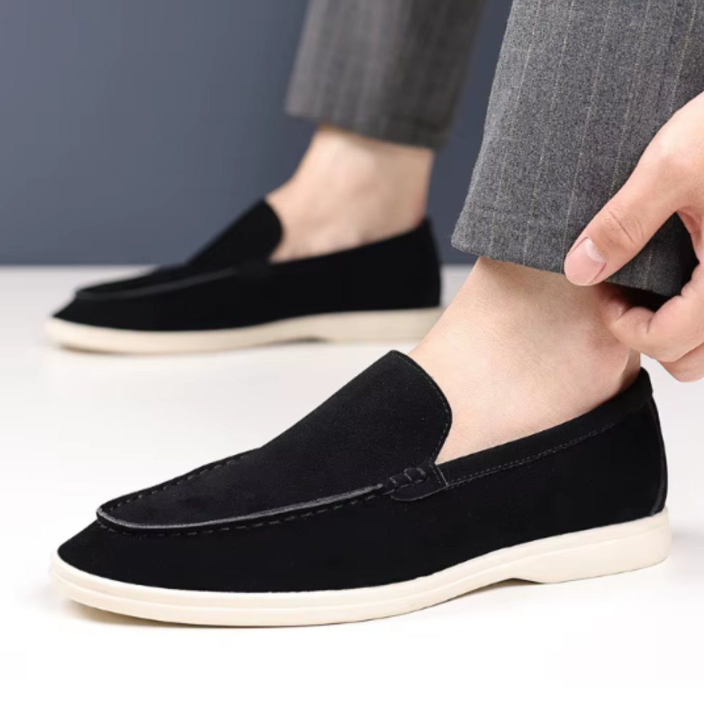 Mocasines clásicos de ante