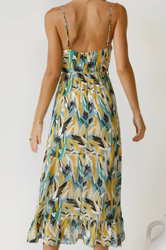 Elegante vestido midi