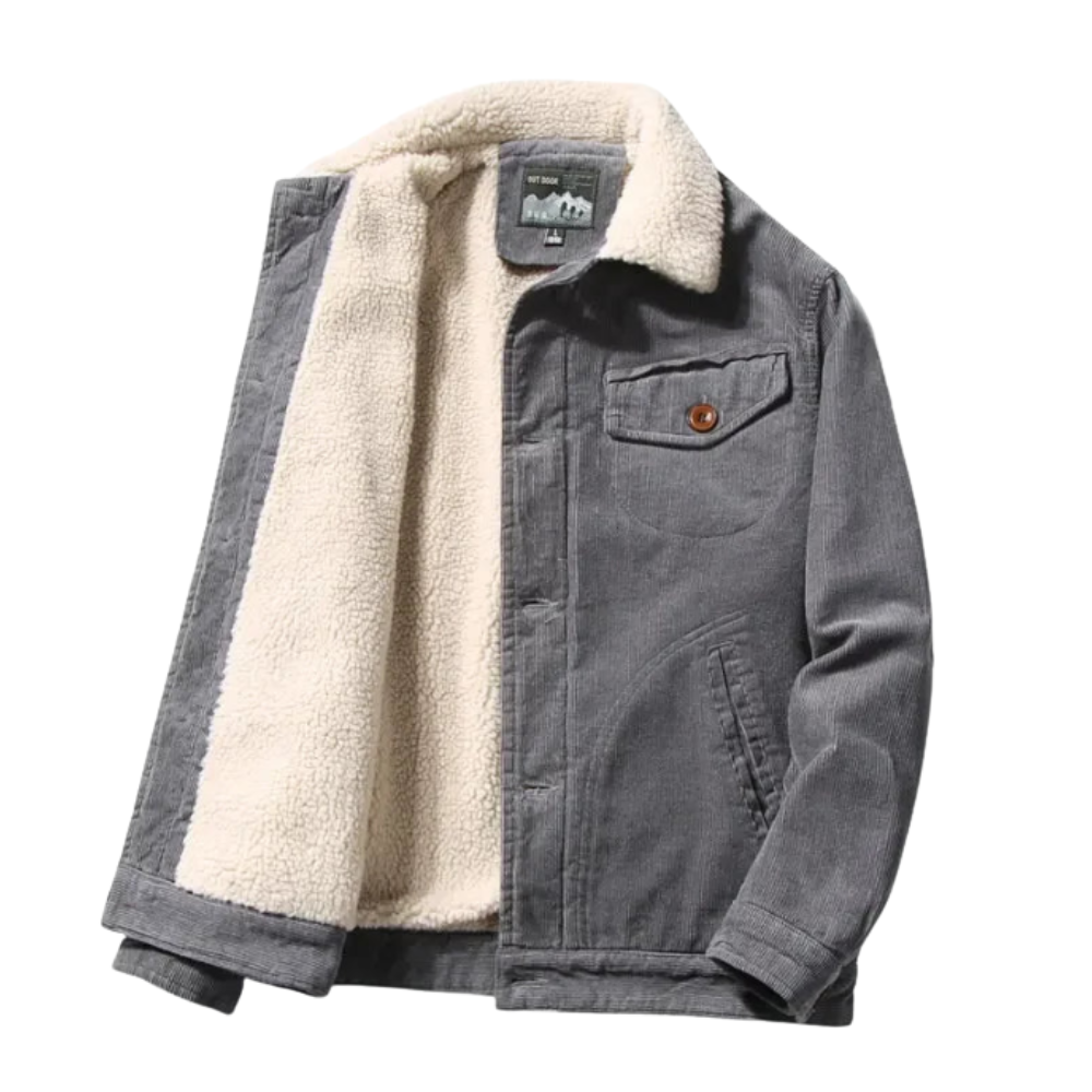 Chaqueta de invierno de terciopelo