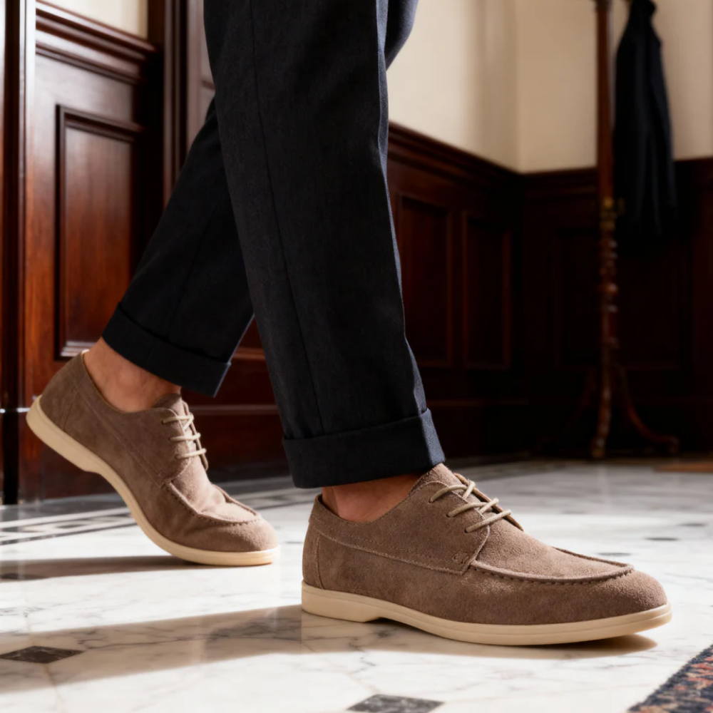 Elegantes zapatos de ante