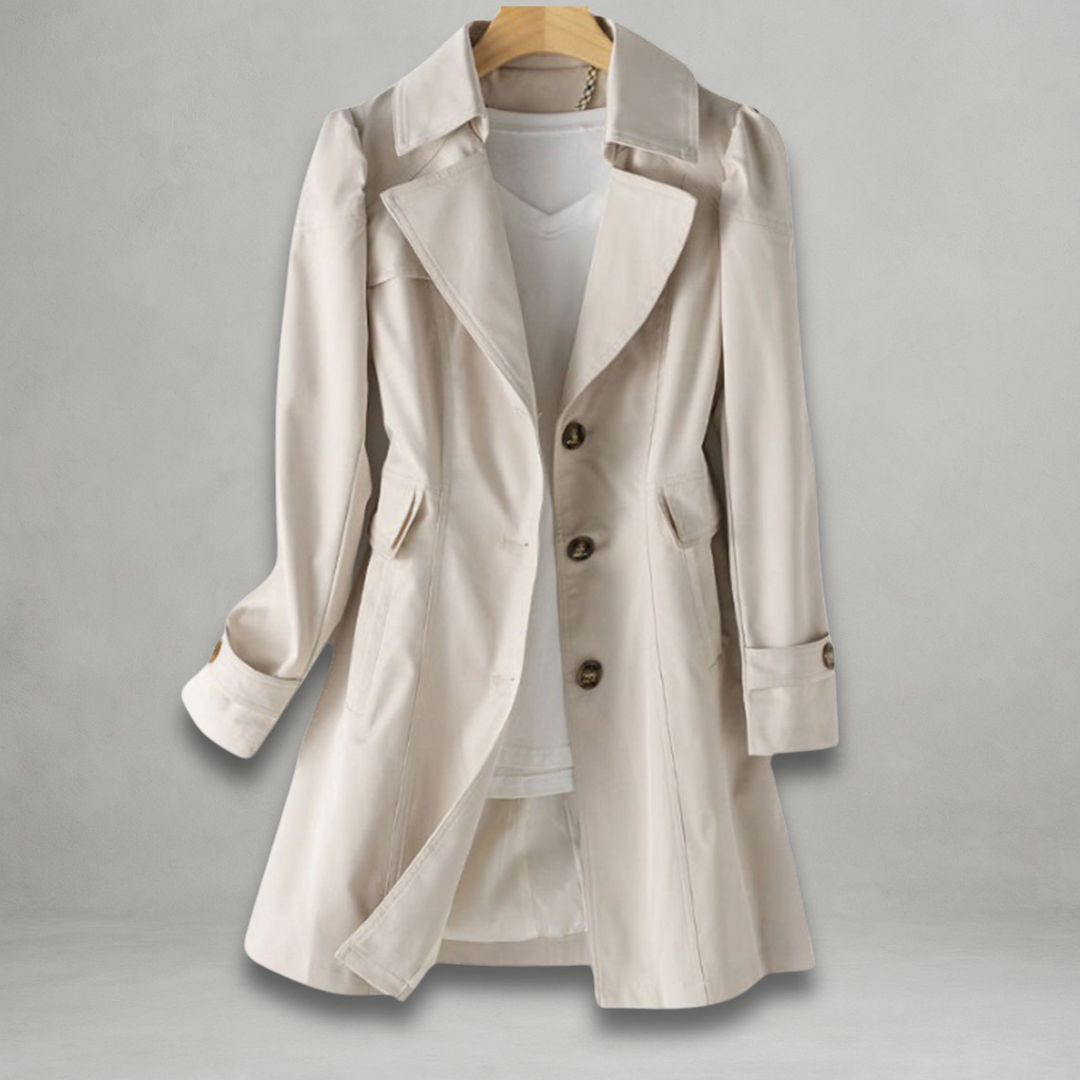 Elegante gabardina para mujer