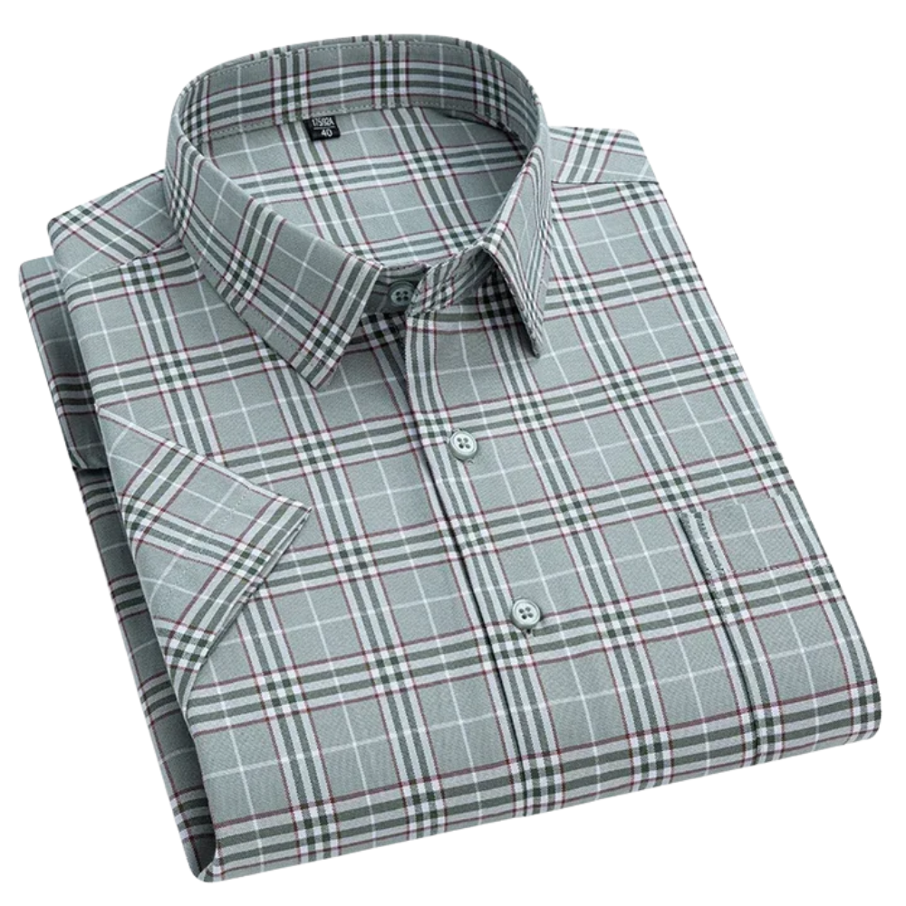 Camisa de algodón de manga corta