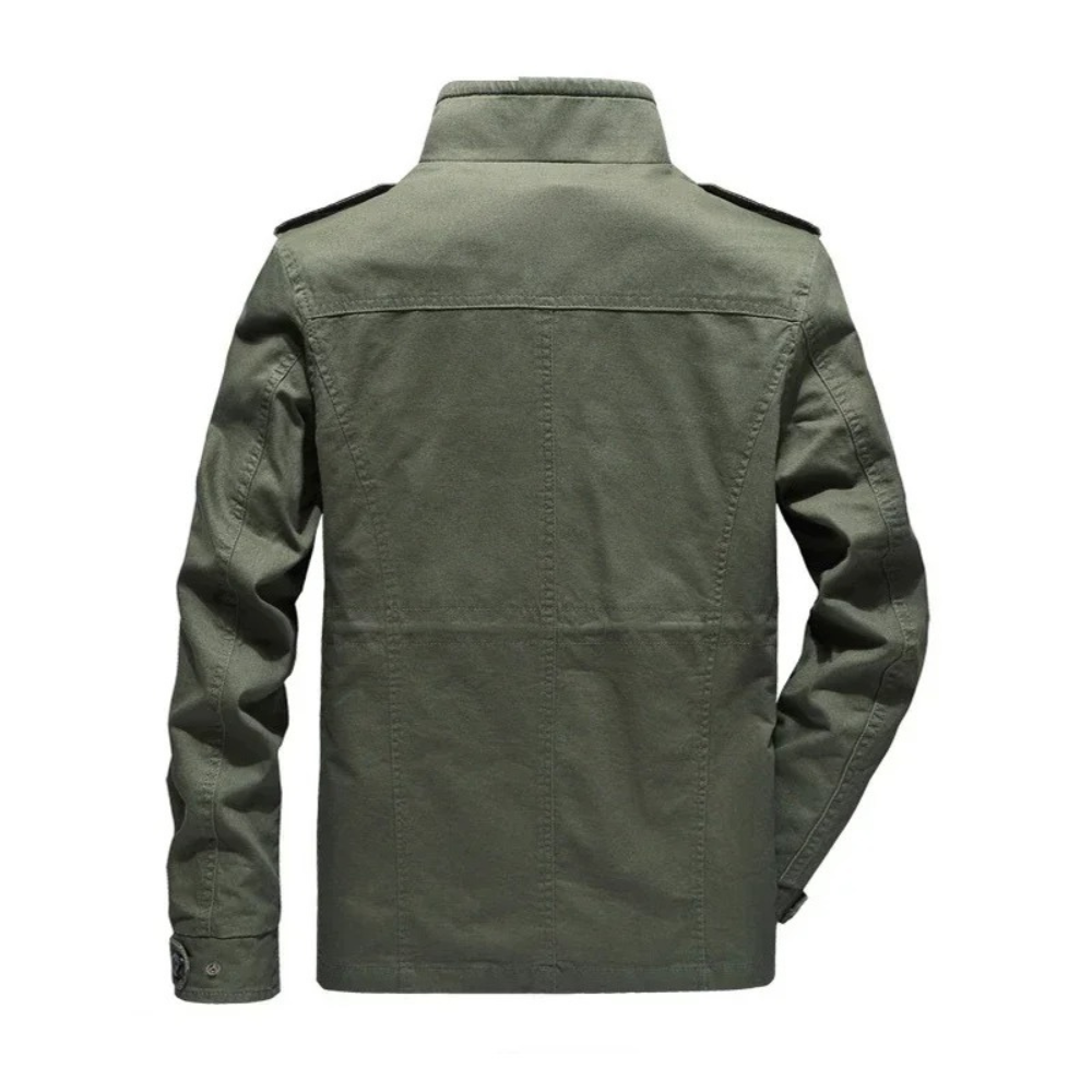 Elegante chaqueta cargo de algodón