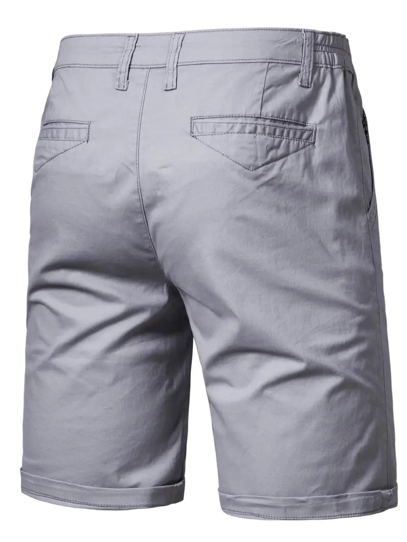Elegantes pantalones cortos de algodón