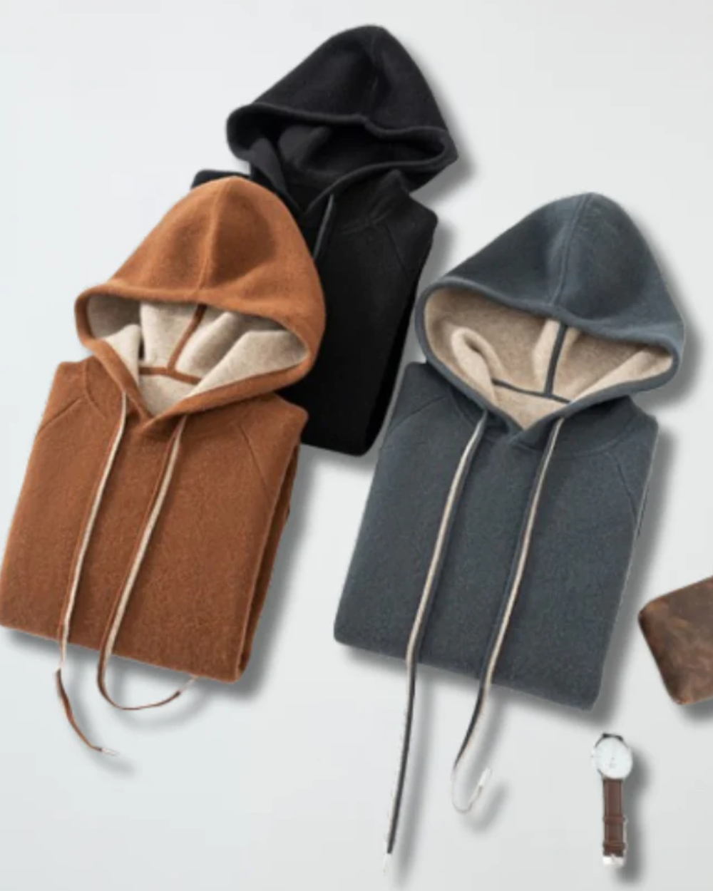 Sudadera con capucha Atlas Cashmere