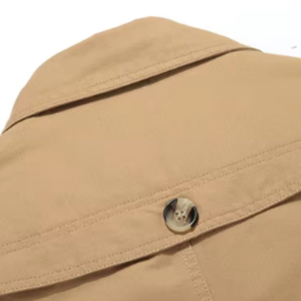Elegante chaqueta cortavientos
