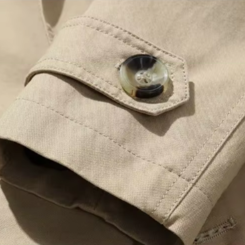 Chaqueta de algodón cortaviento