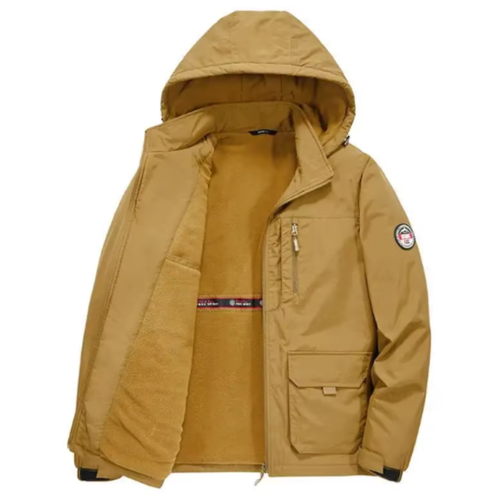 Chaqueta con forro polar grueso