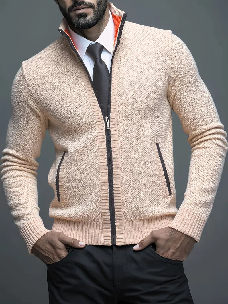 Elegante cárdigan de negocios