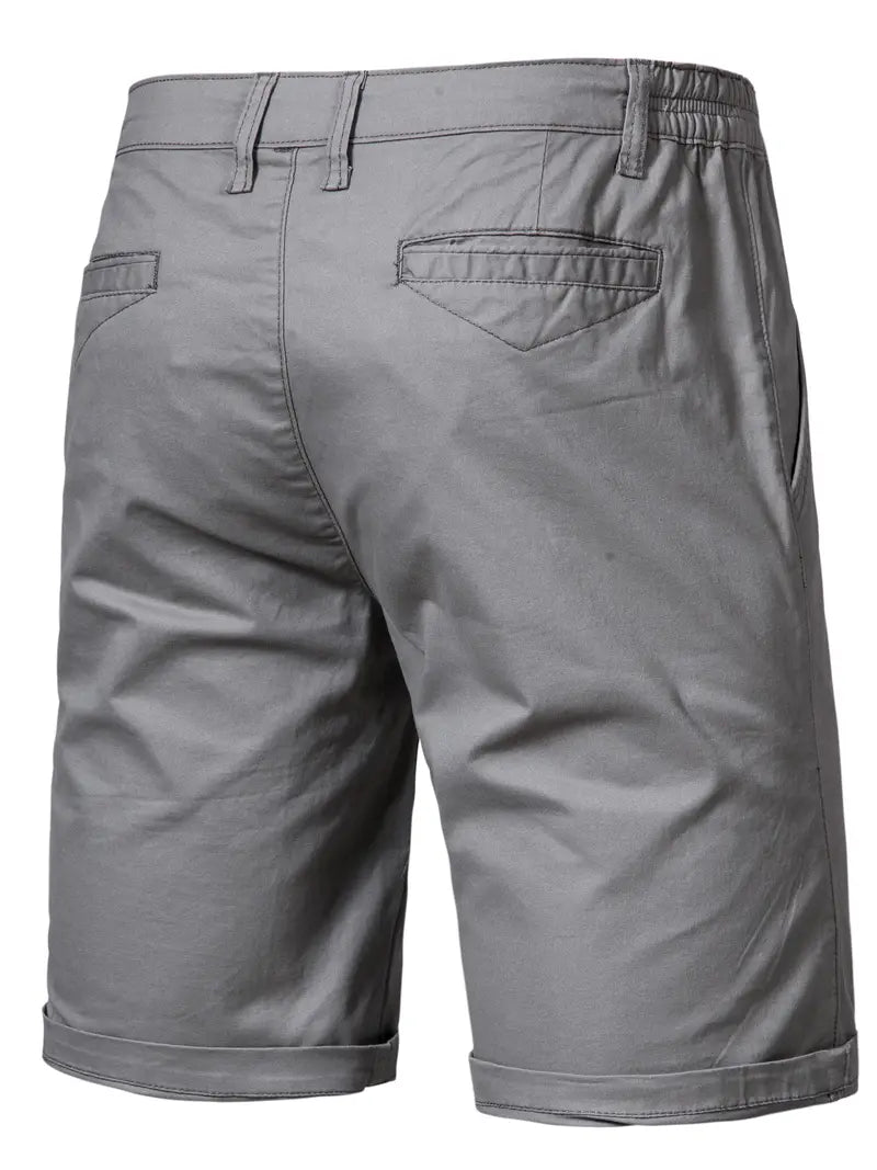 Elegantes pantalones cortos de algodón