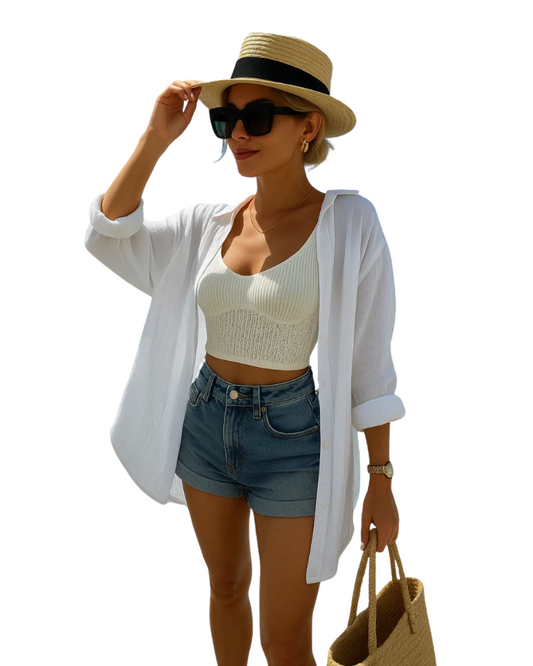 Blusa estilo ibicenco