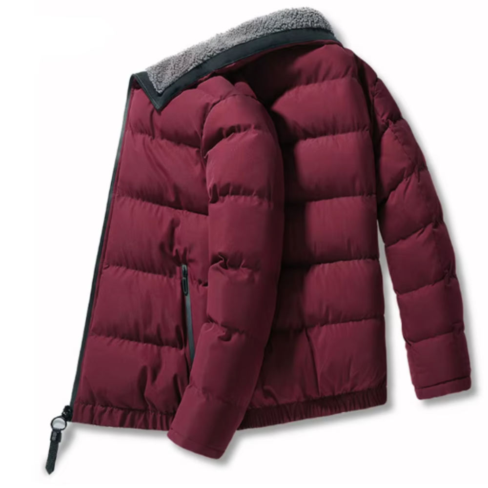 Chaqueta de invierno con cuello alto