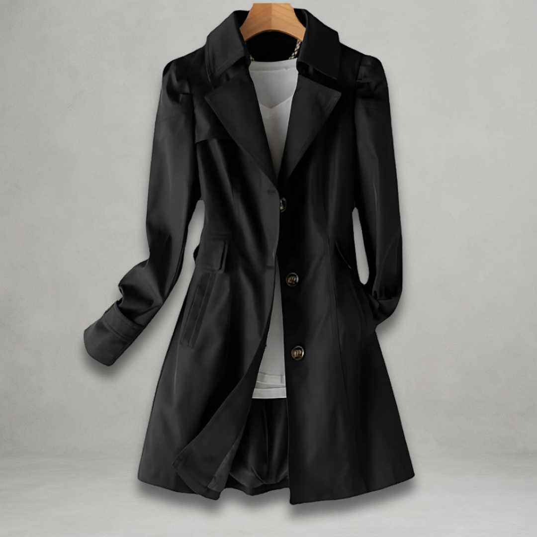 Elegante gabardina para mujer