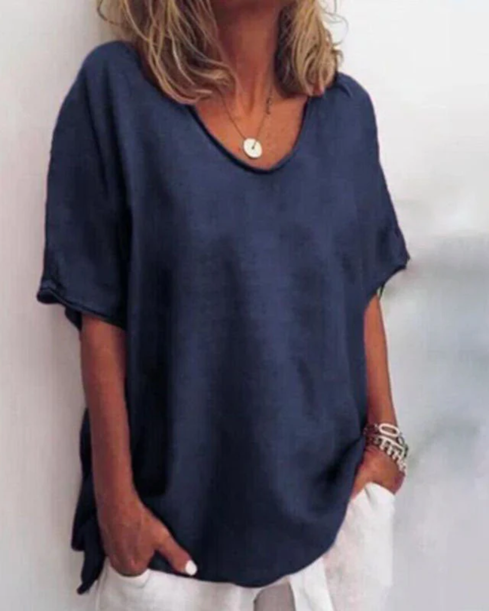 Cómoda camiseta holgada
