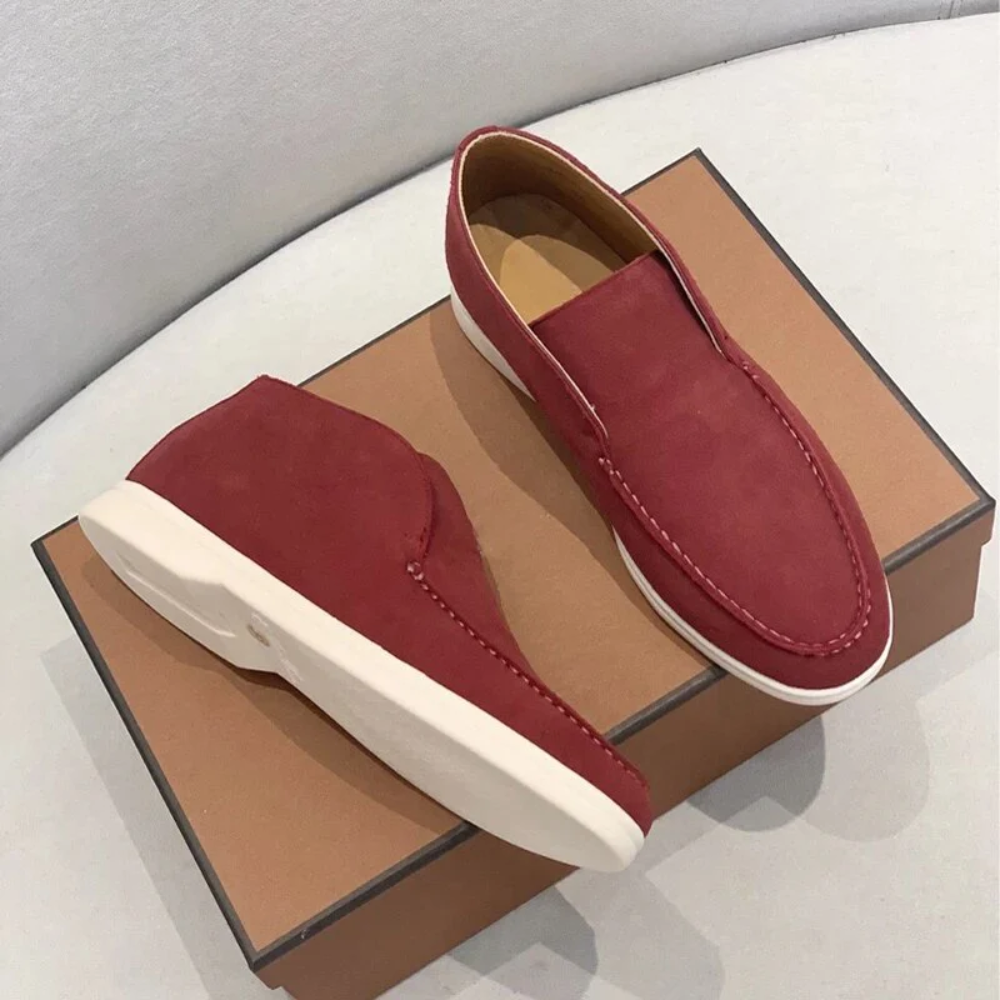 Mocasines casuales de ante