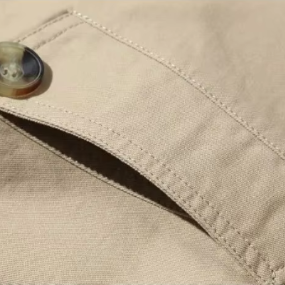 Chaqueta de algodón cortaviento