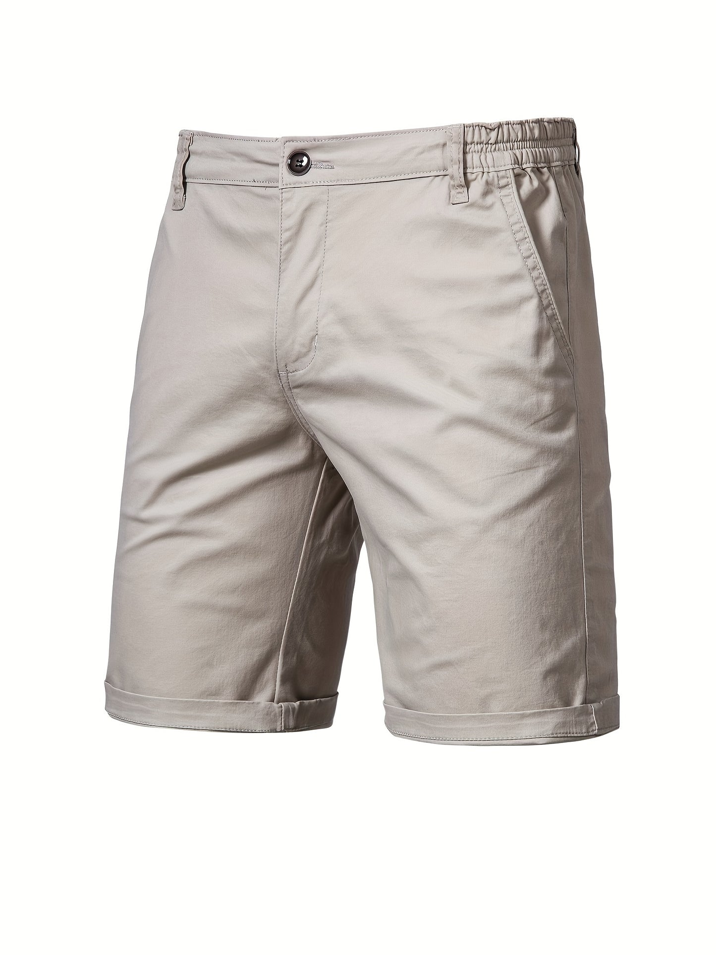 Elegantes pantalones cortos de algodón
