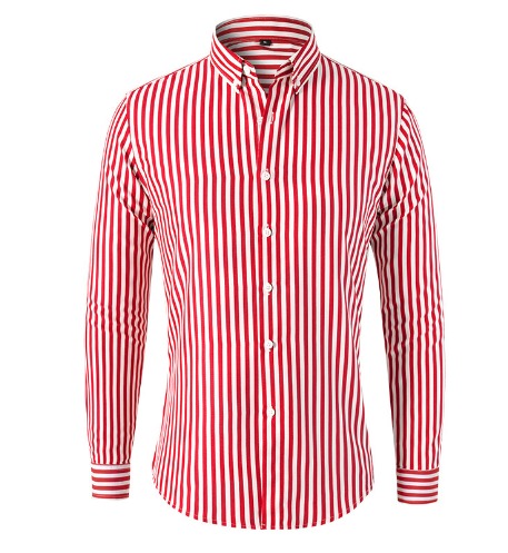 Elegante camisa de rayas