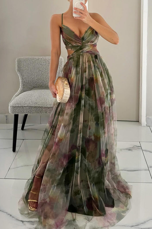 Elegante vestido largo