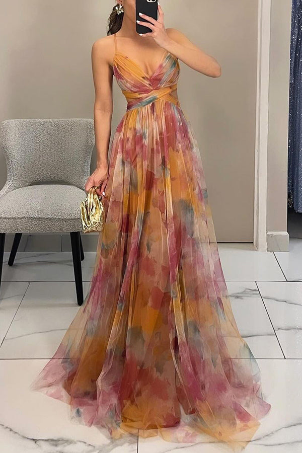 Elegante vestido largo